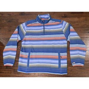 Chubbies The Even Keel Quilter Quarter Zip Pullover Men's Size Large